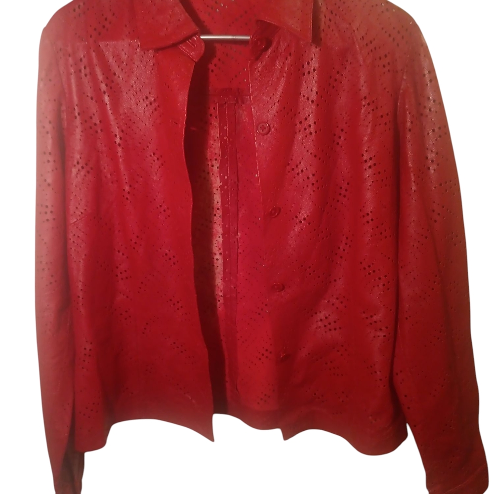 Elegant Red Women's Jacket